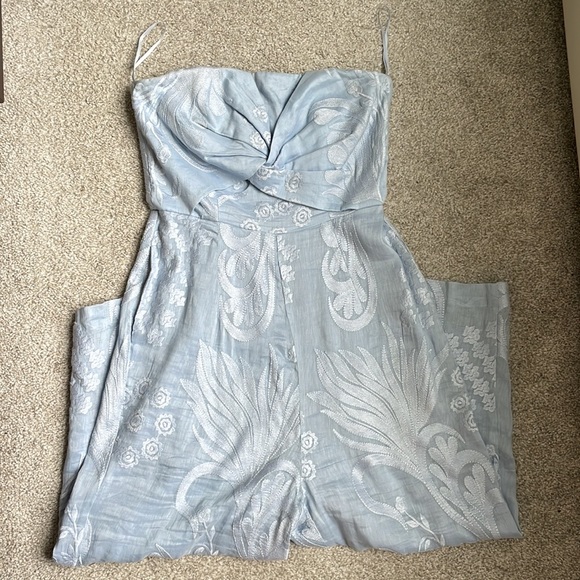 Anthropologie Aijek Wide-leg Embroidered Jumpsuit - Picture 4 of 9